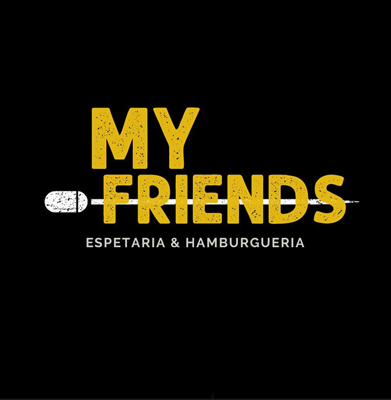 Logo restaurante my friends