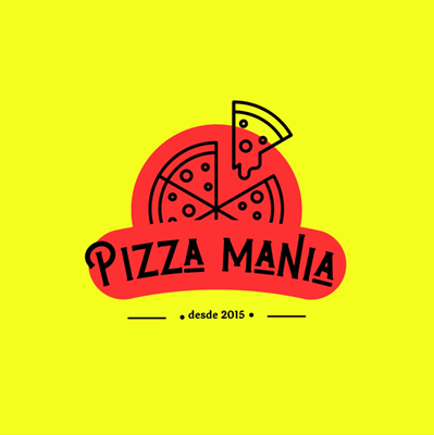 Logo restaurante Pizza Mania