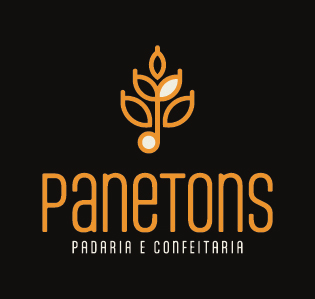 Logo restaurante Panetons Padaria e Confeitaria