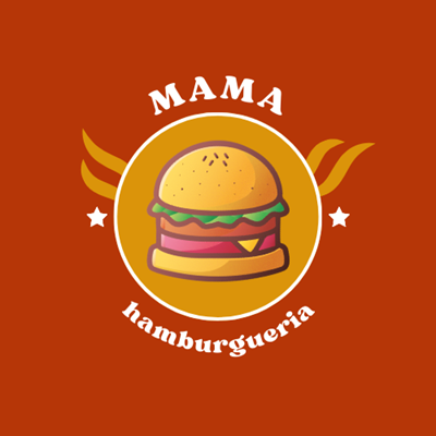 Logo restaurante Mama Hamburquer Artesanal
