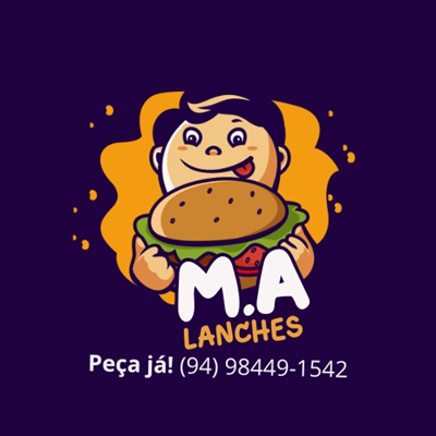 Logo restaurante M.A LANCHES