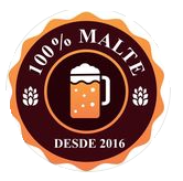 Logo restaurante 100% MALTE