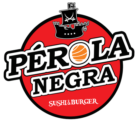 Logo restaurante Pérola Negra sushi truck,