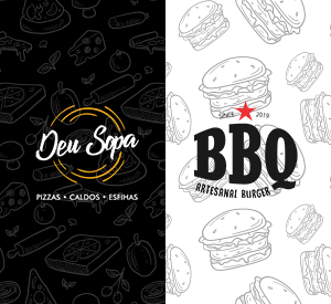 Logo restaurante Deu Sopa e BBQ