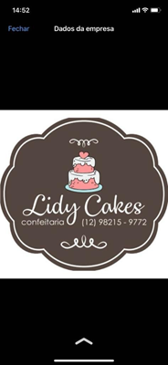Logo restaurante Lidy cakes confeitaria