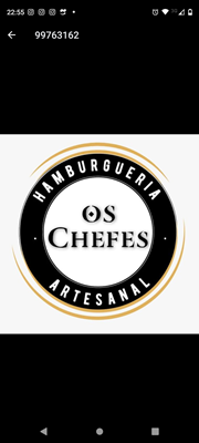 Logo restaurante Os Chefes Hamburgueria