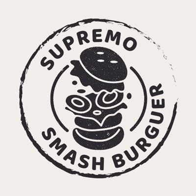 Logo restaurante Supremo Smash Burguer