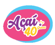 Logo-Loja de Açaí - Açaí 40 Graus Piracicaba