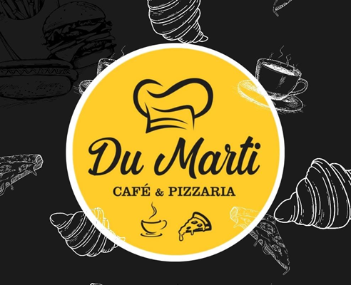 Logo restaurante Du Marti pastelaria e pizzaria