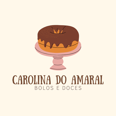 Logo restaurante Doces Carol Amaral