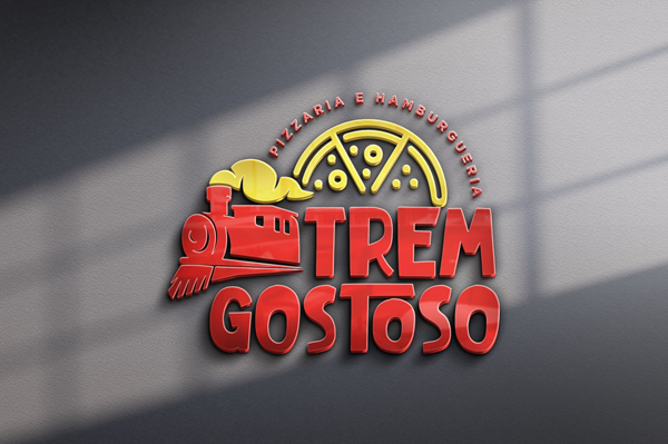 Logo restaurante PizzariaTremGostoso