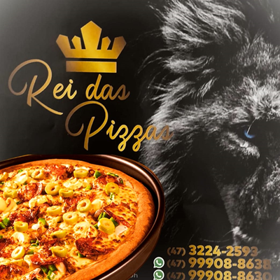 Logo restaurante Rei das pizzas
