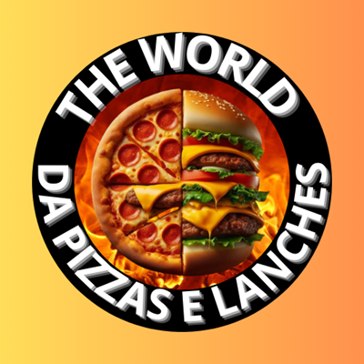 Logo restaurante THE WORLD DA PIZZAS E LANCHES