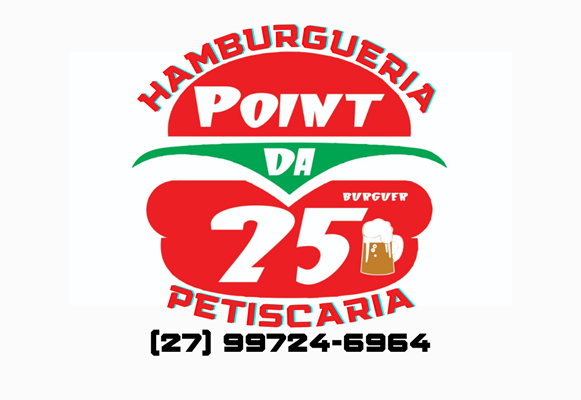 Logo restaurante POINT DA 25 HAMBURGUERIA E PETISCARIA