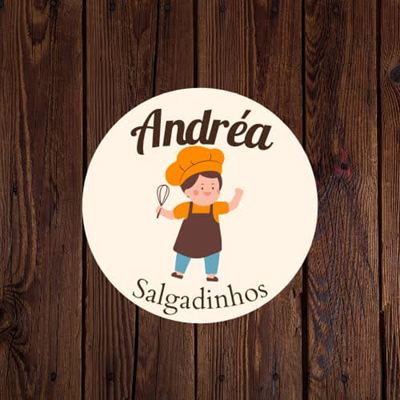 Logo restaurante Andréa Salgadinhos