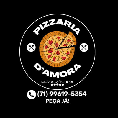 Logo restaurante Cardápio Pizzaria D'amora