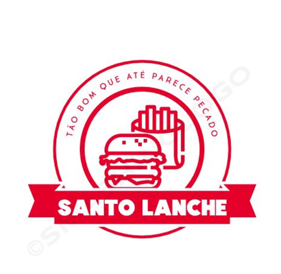 Logo restaurante Santo Lanche