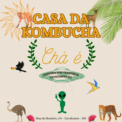 Logo restaurante Casa da Kombucha Chá É