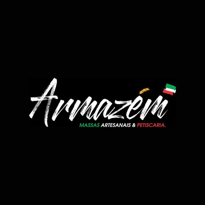 Logo restaurante armazém massas artesanais 