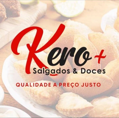 Logo restaurante Kero+ Salgados e Doces