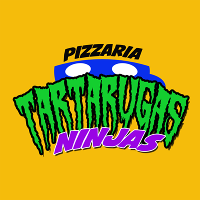 Logo restaurante Pizzaria Tartarugas Ninjas