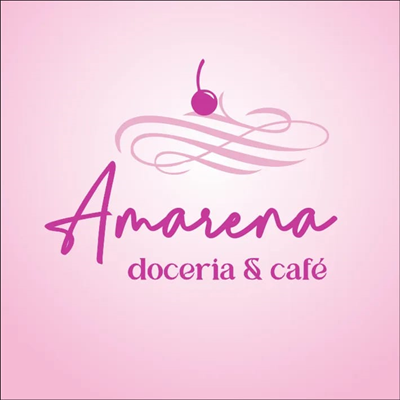 Logo restaurante Amarena Doceria & Café