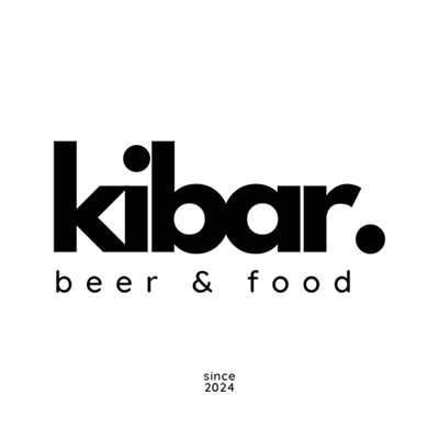 Logo restaurante Kibar. Beer&Food