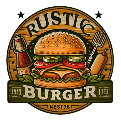 Logo restaurante Rustic Burger Udia.