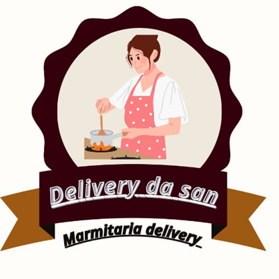 Logo restaurante delivery da san