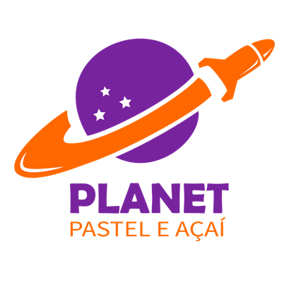 Logo restaurante Planet Pastéis e Açaí