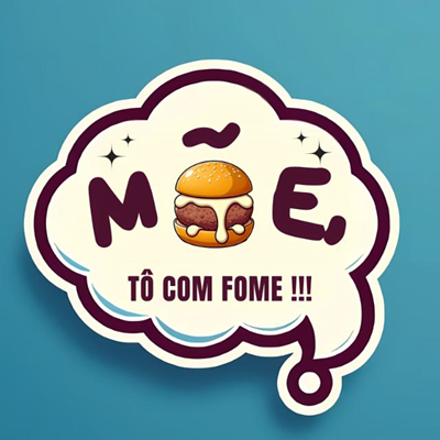 Logo restaurante Mãe, tô com fome