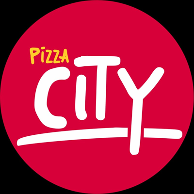 Logo restaurante pizza city