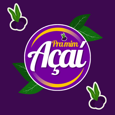 Logo restaurante ACAI PRA MIM