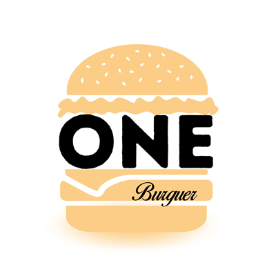 Logo restaurante One Burguer