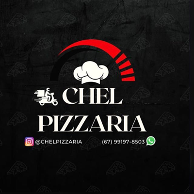 Logo restaurante chel pizzaria