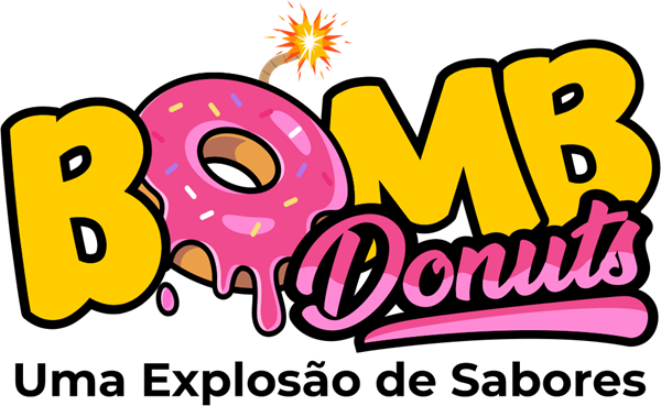 Logo restaurante bomb donuts