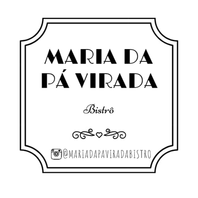 Logo restaurante maria da pa virada bistrô