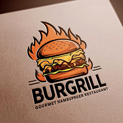 Logo restaurante Burgrill Artesanal Burger & Açaí