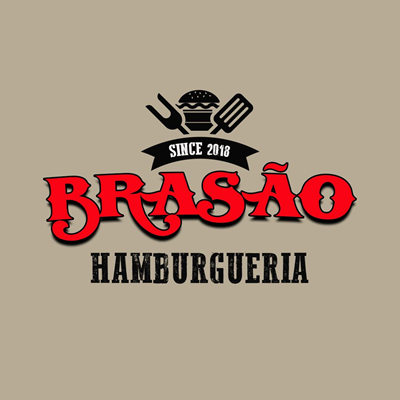 Logo restaurante Brasão Hamburgueria