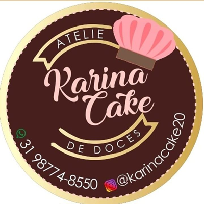 Logo restaurante karina cake 