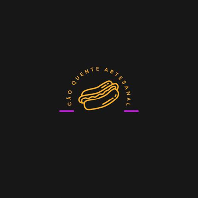 Logo restaurante CÃO-QUENTE ARTESANAL