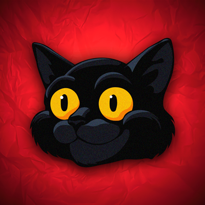 Logo restaurante Gato Preto Burguer