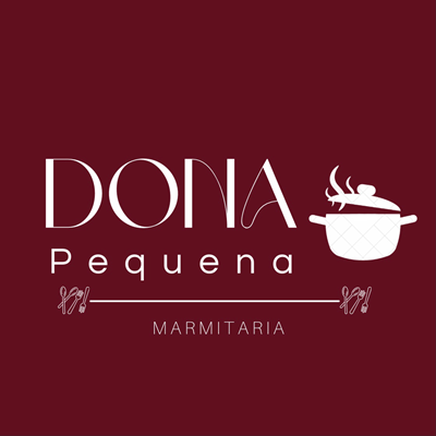 Logo restaurante Dona Pequena Marmitaria