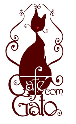 Logo restaurante Café com Gato