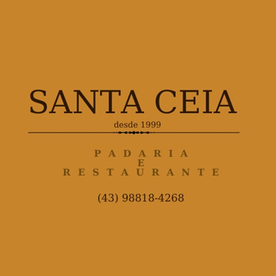 Logo restaurante cantina santa ceia