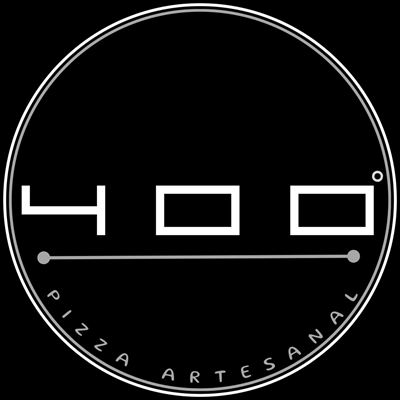 Logo restaurante 400 Pizza Artesanal