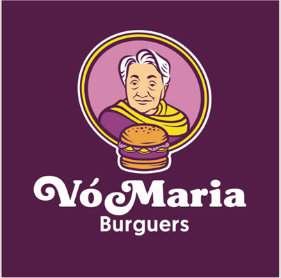 Logo restaurante Vó Maria Burgues
