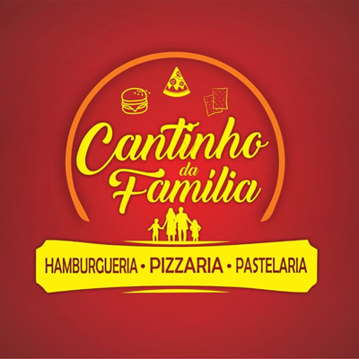 Logo restaurante Cantinho da Família Pizzaria e Pastelaria