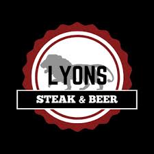 Logo restaurante cupom Lyons Steak & Beer