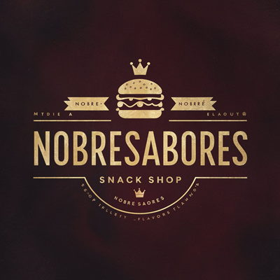 Logo restaurante Nobre Sabores- Hamburgueria